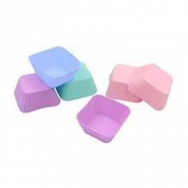Mini Moldes De Silicona Cupcakes X6 